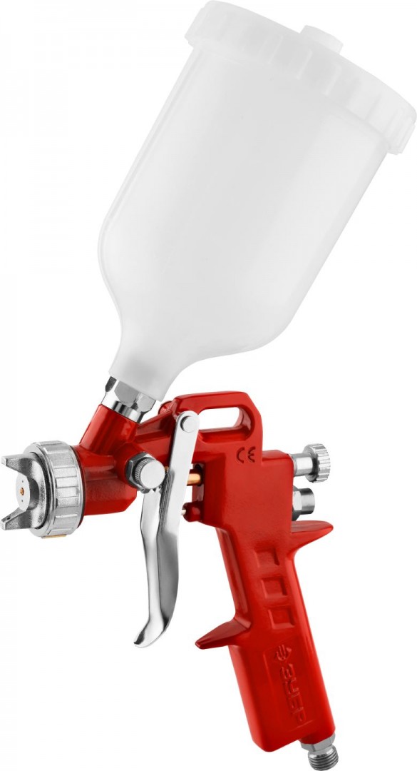 Краскопульт пневматический с верхним бачком ЗУБР МАСТЕР МС 200 06455-1.3