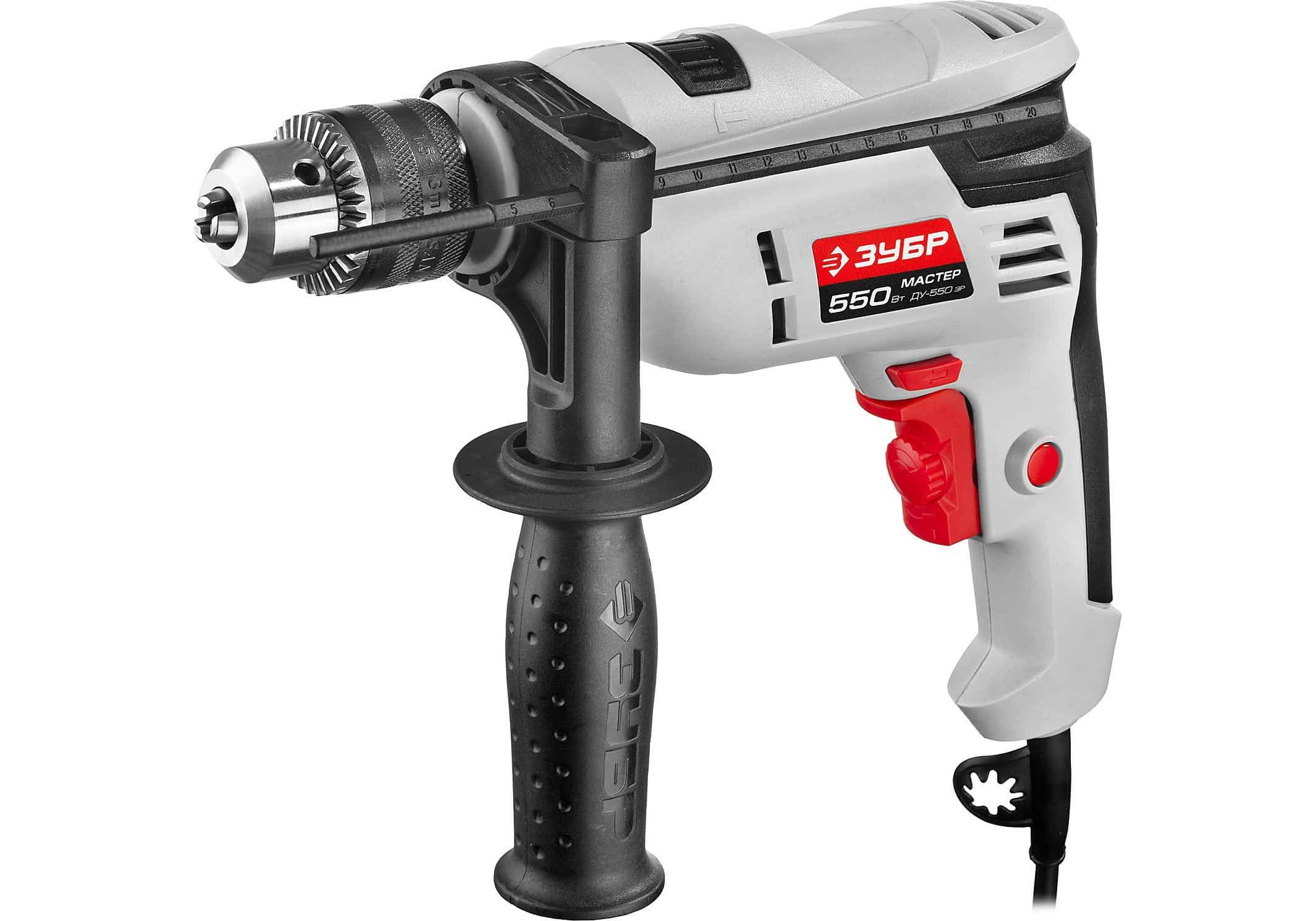 Дрель ударная 550Вт ЗУБР МАСТЕР ДУ-550 ЭР 81746