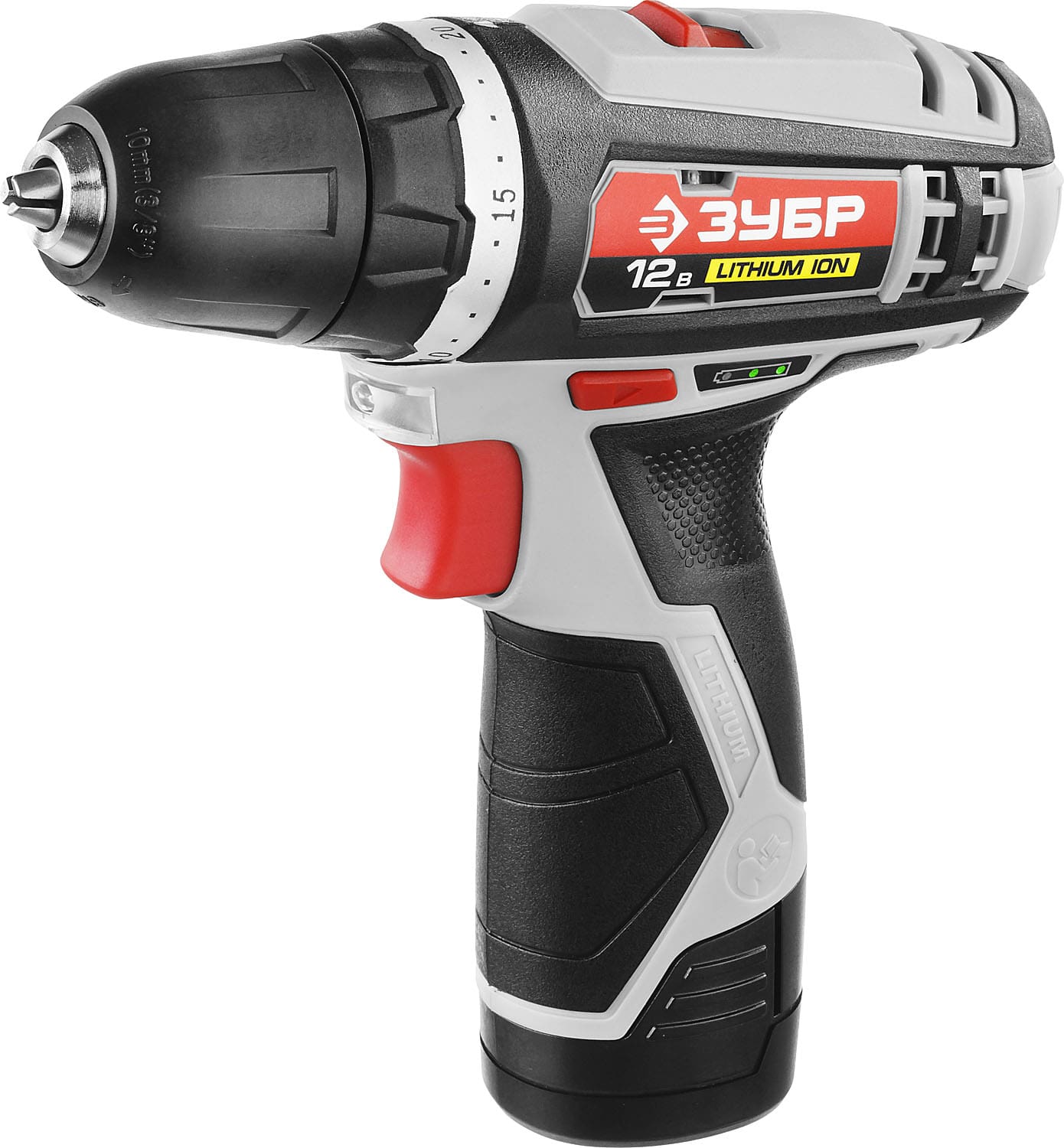 Шуруповерт аккумуляторный ЗУБР МАСТЕР ДА-12-2-Ли КМ1 код 81779