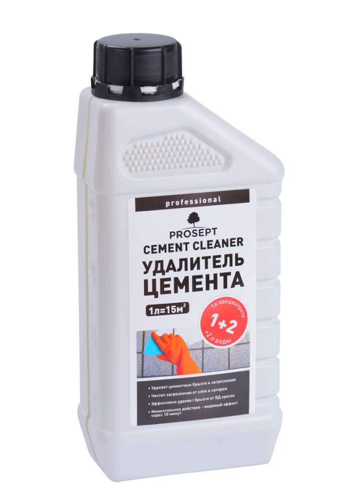 Удалитель цемента концетрат 1:2 1л PROSEPT CEMENT CLEANER