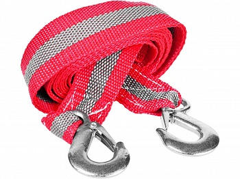 Трос буксировочный 4м 7т 2 петли сумка ЗУБР 61211-7