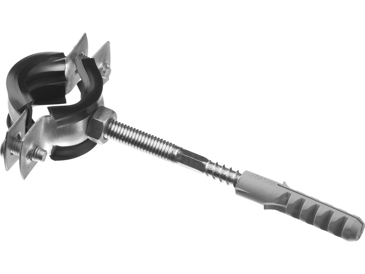 Хомут с дюбелем 25-29мм 3/4"