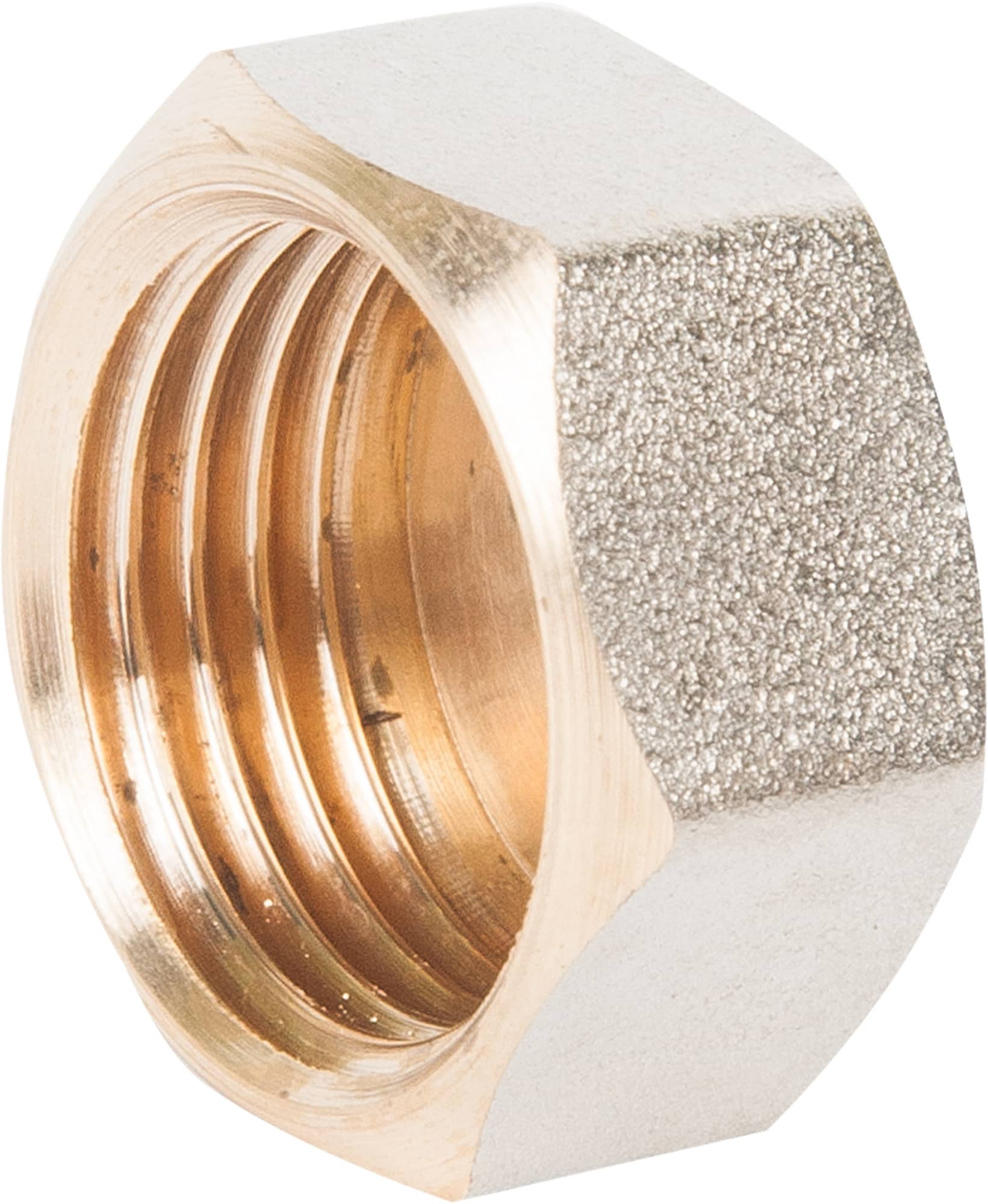 Заглушка 1/2'' внутренняя резьба TIM никель