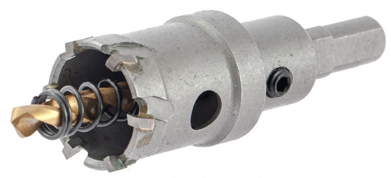 Коронка по металлу твердосплавная, 26 мм Denzel 724006