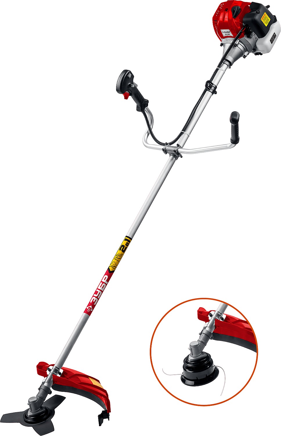 Триммер бензиновый ЗУБР КРБ-1000, 1 кВт