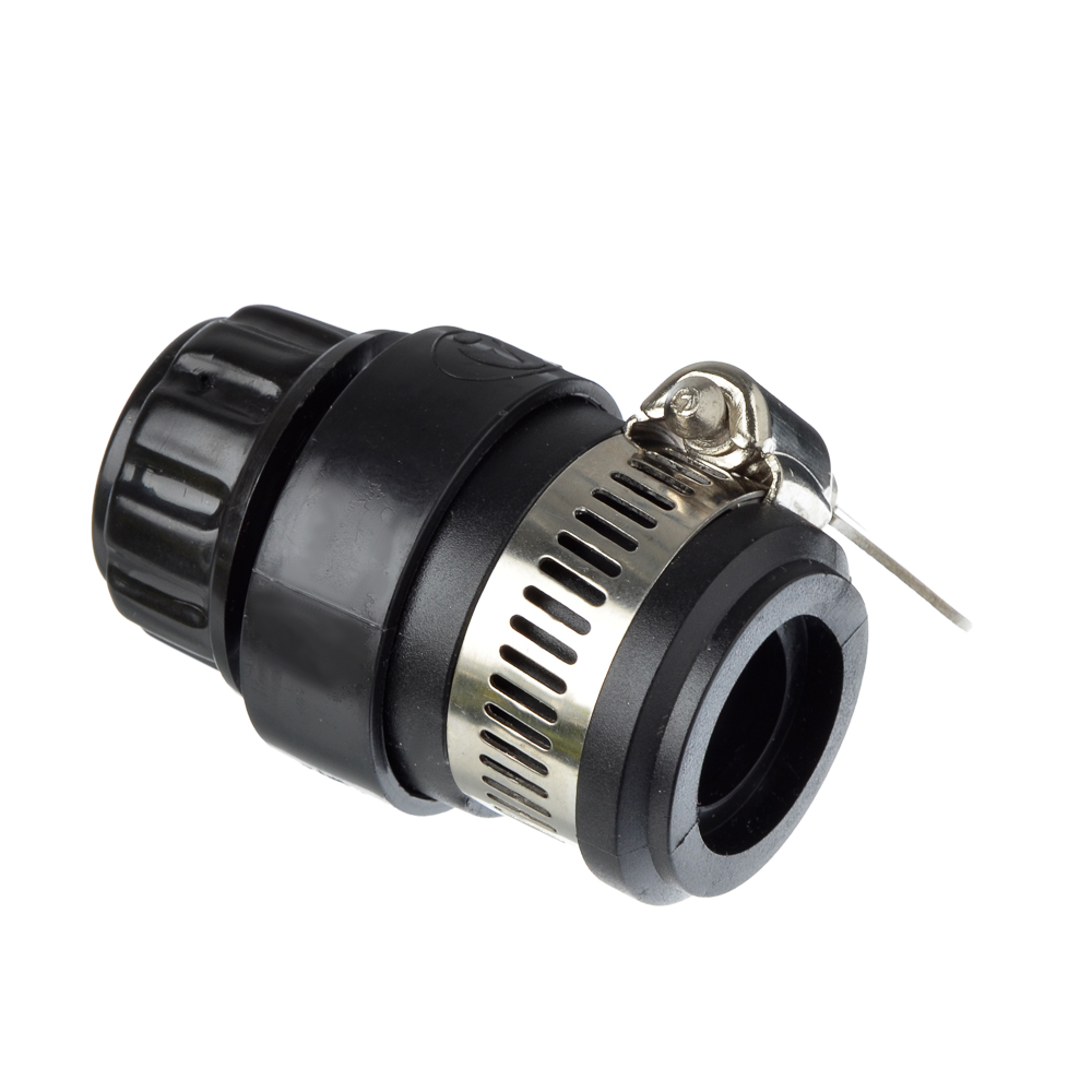 Соединитель шланга 1/2" с безрезьбовым краном с хомутом INBLOOM 160-020