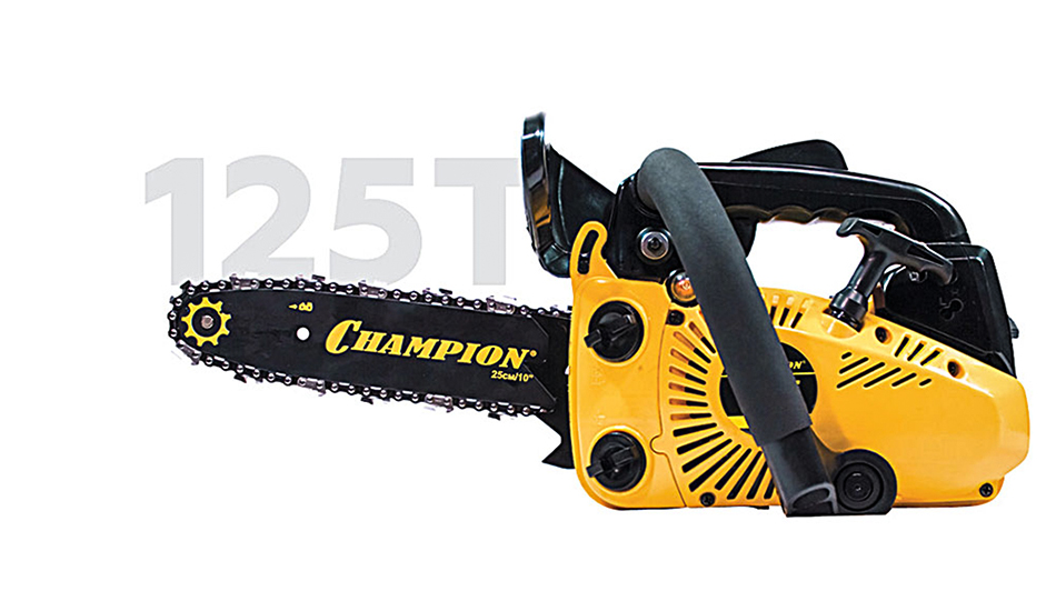 Бензопила CHAMPION 125T-10 шина 250мм 0,7 кВт